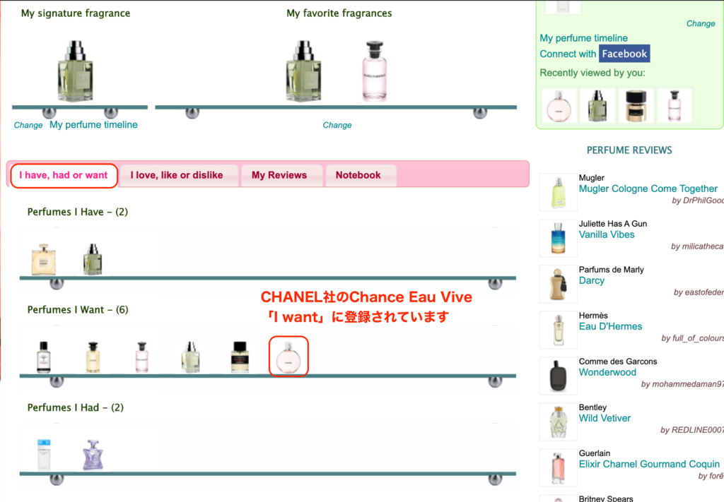 Registration result of Perfume
(According to the situation)